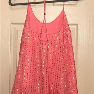 Lily Pulitzer Pink Gold Breezy Tank
